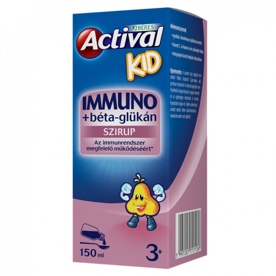 ACTIVAL KID IMMUNO+ B-GLÜKÁN SZIRUP - 150ML